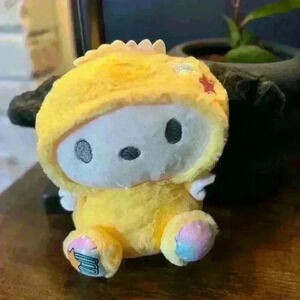 Sanrio Pochacoo 8” Yellow Plush Stuffed Animal New No Tag